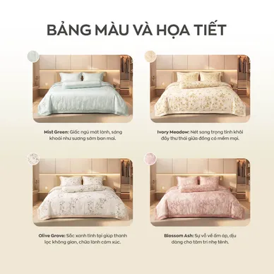 Vỏ gối Amando Wellness Tencel Luxe mềm mại - Ảnh 19
