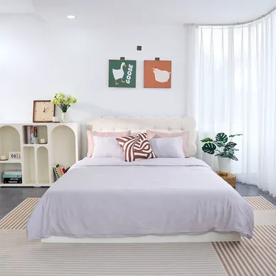 Bộ ga chun tencel VC Goodnight Airsilk 4 chi tiết - Ảnh 6