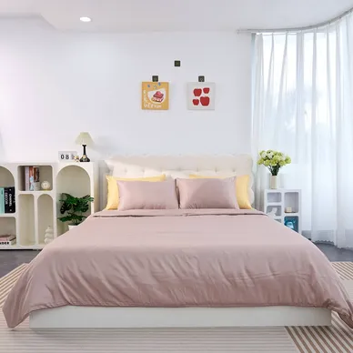 Bộ ga chun tencel VC Goodnight Airsilk 4 chi tiết - Ảnh 5