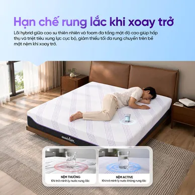 (Phiên bản Pro 2026 - x3 Kikoo) Nệm foam Goodnight Active Hybrid làm mát - Ảnh 18