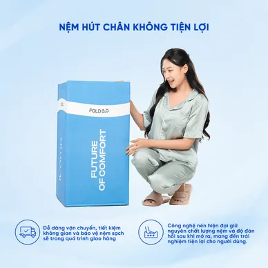 Nệm foam iComfy Fold 3.0 gấp 3 dày 10cm - Ảnh 10