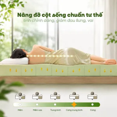 Nệm Gummi Signature – Công nghệ kép, nâng đỡ vượt trội, kháng khuẩn tối đa - Ảnh 5