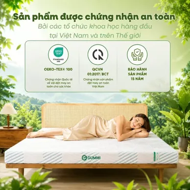 Nệm Gummi Signature – Công nghệ kép, nâng đỡ vượt trội, kháng khuẩn tối đa - Ảnh 9