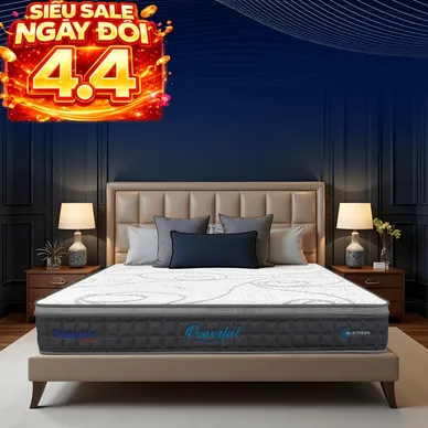 [Mới - Độc quyền] Nệm lò xo túi độc lập 3 vùng Dunlopillo de.Stress Powerful - Ảnh 2