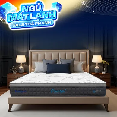 [Mới - Độc quyền] Nệm lò xo túi độc lập 3 vùng Dunlopillo de.Stress Powerful - Ảnh 2