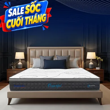 [Mới - Độc quyền] Nệm lò xo túi độc lập 3 vùng Dunlopillo de.Stress Powerful - Ảnh 2