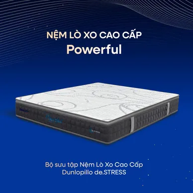 [Mới - Độc quyền] Nệm lò xo túi độc lập 3 vùng Dunlopillo de.Stress Powerful - Ảnh 8