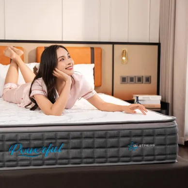 [Mới - Độc quyền] Nệm lò xo túi độc lập 3 vùng Dunlopillo de.Stress Powerful - Ảnh 19