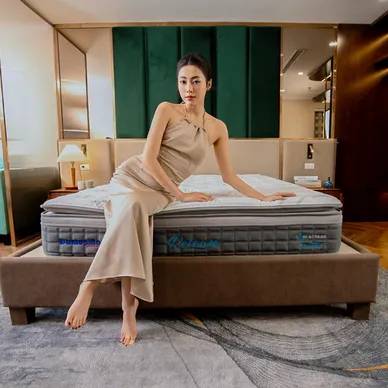 Nệm lò xo Dunlopillo de.Stress Release túi độc lập phân 5 vùng nâng đỡ chuyên sâu - Ảnh 25