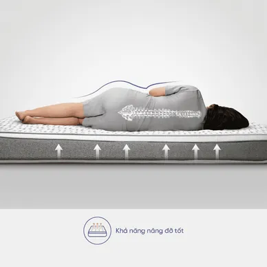Nệm foam tổng hợp Kim Cương Erica Smart Tech dày 15cm - Ảnh 3