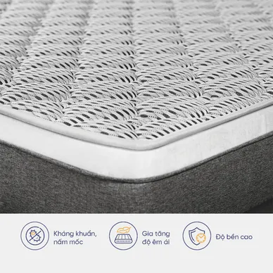 Nệm foam tổng hợp Kim Cương Erica Smart Tech dày 15cm - Ảnh 5