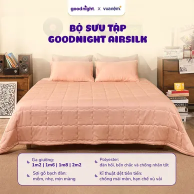 Hộp quà Goodnight Box phiên bản linh vật: Bộ ga chun cao cấp tencel Goodnight Airsilk - Ảnh 2