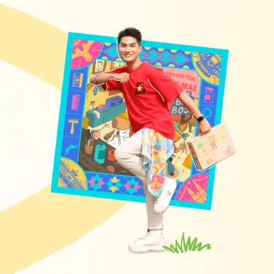 Hộp quà Goodnight Box phiên bản linh vật: Bộ ga chun cao cấp tencel Goodnight Airsilk - Ảnh 10