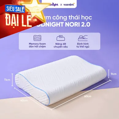 Gối foam công thái học cao cấp Goodnight Nori 2.0 - Ảnh 2