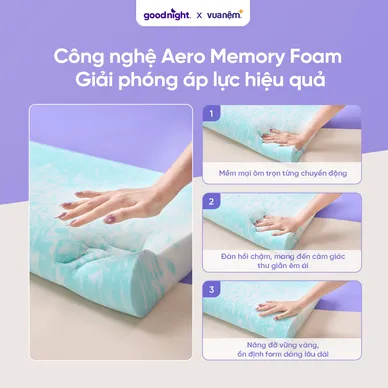 Gối foam công thái học cao cấp Goodnight Nori 2.0 - Ảnh 6