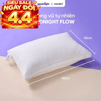 Gối lông vũ tự nhiên Goodnight Flow - Ảnh 2