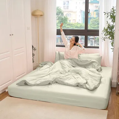 Vỏ chăn lụa chần bông Goodnight Airsilk - Ảnh 10