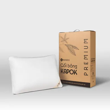 Gối bông Amando Kapok Premium - Ảnh 2