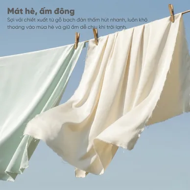 Bộ ga chun Tencel 60S họa tiết tinh tế - Amando Wellness Tencel Luxe - Ảnh 5