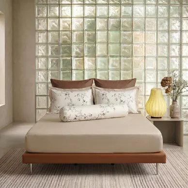 Bộ ga chun Tencel 60S họa tiết tinh tế - Amando Wellness Tencel Luxe - Ảnh 3