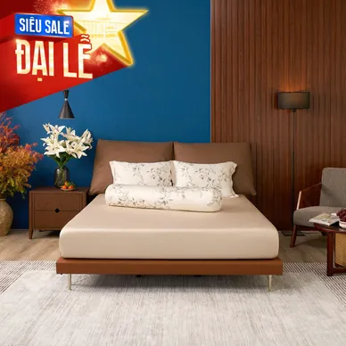 Bộ ga chun Amando Wellness Tencel Luxe họa tiết - Ảnh 2