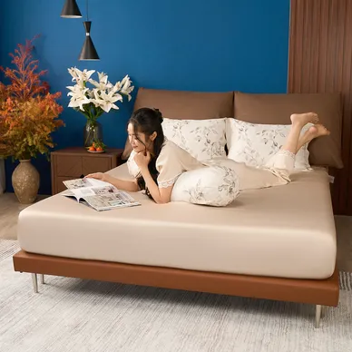 Bộ ga chun Amando Wellness Tencel Luxe họa tiết - Ảnh 6