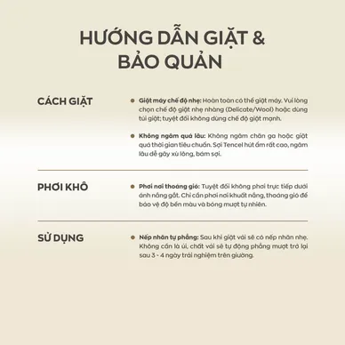 Bộ ga chun Amando Wellness Tencel Luxe Họa Tiết 4CT - Tencel 60S tinh tế - Ảnh 8