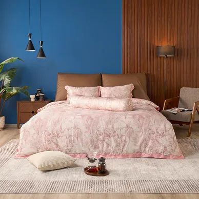 Vỏ chăn chần Tencel 60S họa tiết tinh tế - Amando Wellness Tencel Luxe - Ảnh 6