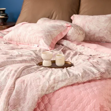 Vỏ chăn chần Tencel 60S họa tiết tinh tế - Amando Wellness Tencel Luxe - Ảnh 9