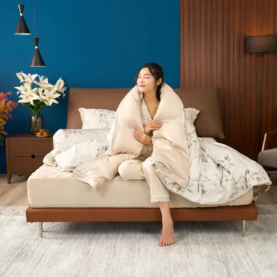 Vỏ chăn chần Amando Wellness Tencel Luxe họa tiết - Ảnh 12