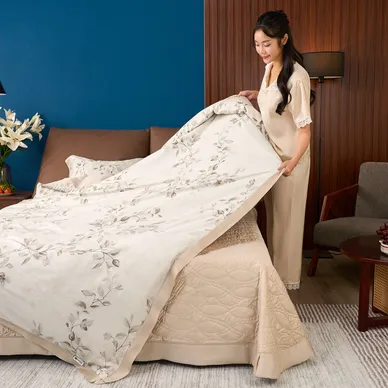 Vỏ chăn chần Amando Wellness Tencel Luxe họa tiết - Ảnh 15