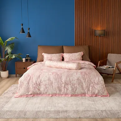 Vỏ chăn chần Tencel 60S họa tiết tinh tế - Amando Wellness Tencel Luxe - Ảnh 7