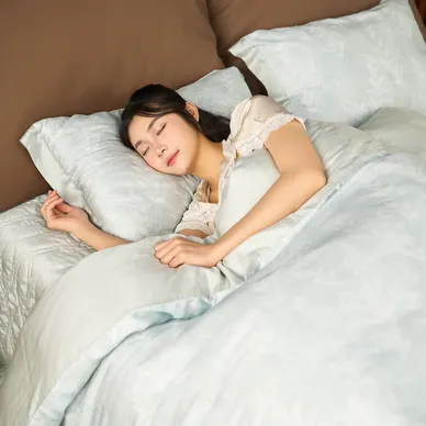 Vỏ chăn chần Amando Wellness Tencel Luxe họa tiết - Ảnh 5