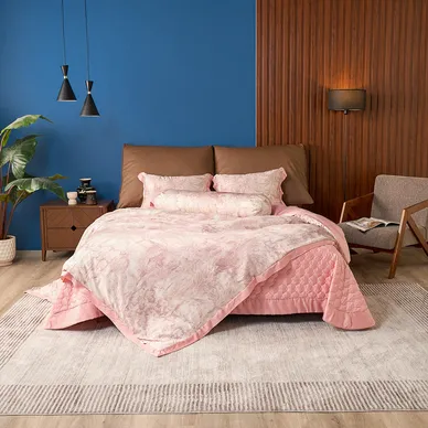 Vỏ chăn chần Tencel 60S họa tiết tinh tế - Amando Wellness Tencel Luxe - Ảnh 8
