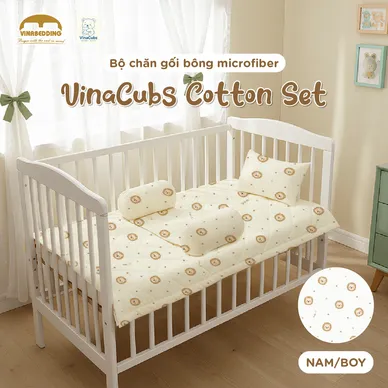 Bộ chăn gối Vinacubs Cotton Baby - Ảnh 5