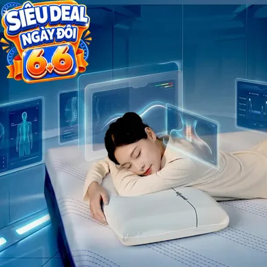 Gối ngủ sâu Memory foam 40D Goodnight Astro lõi kép - Ảnh 2