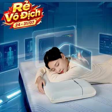 Gối ngủ sâu Memory foam 40D Goodnight Astro lõi kép - Ảnh 2