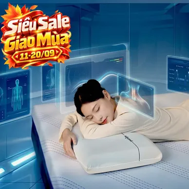 Gối ngủ sâu Memory foam 40D Goodnight Astro lõi kép - Ảnh 2