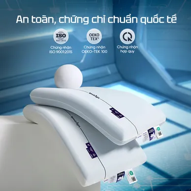 Gối ngủ sâu Memory foam 40D Goodnight Astro lõi kép - Ảnh 10