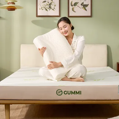 Gối cao su Gummi Ema giảm đau mỏi cổ vai gáy, thiết kế 2 đầu thích hợp cho cả nam và nữ, kích thước 40*60 - Ảnh 10