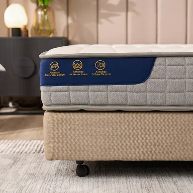 [SẢN PHẨM MỚI] Nệm lò xo Amando Elite Flip túi độc lập thiết kế 2 mặt linh hoạt dày 24cm - Ảnh 8