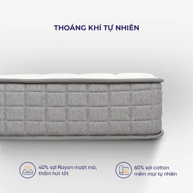 [SẢN PHẨM MỚI] Nệm lò xo Amando Elite Flip túi độc lập thiết kế 2 mặt linh hoạt dày 24cm - Ảnh 13