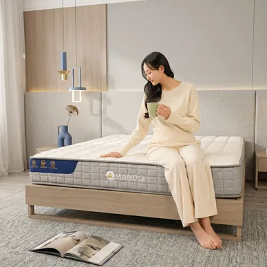 Nệm lò xo Amando Elite Flip túi độc lập thiết kế 2 mặt linh hoạt dày 24cm - Ảnh 5