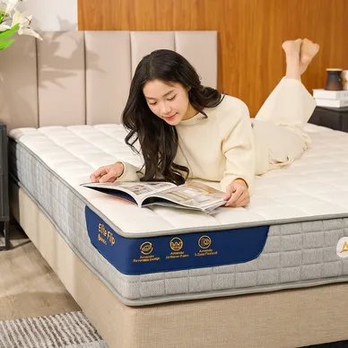 [SẢN PHẨM MỚI] Nệm lò xo Amando Elite Flip túi độc lập thiết kế 2 mặt linh hoạt dày 24cm - Ảnh 4