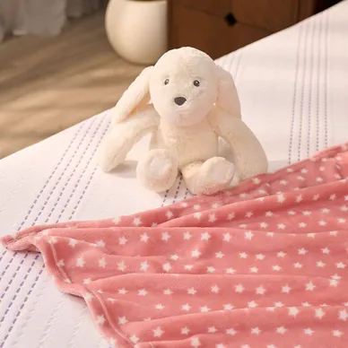 Chăn Goodnight Bebé Bunny 76*101 (Tham khảo, chỉ bán theo cả bộ gồm chăn và thú bông) - Ảnh 2