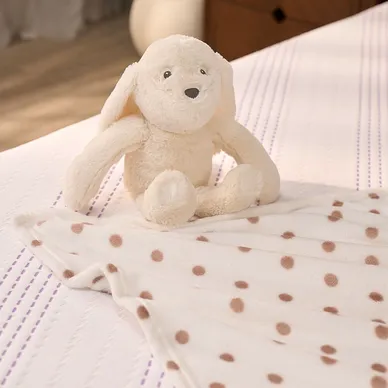 Chăn Goodnight Bebé Bunny 76*101 (Tham khảo, chỉ bán theo cả bộ gồm chăn và thú bông) - Ảnh 3