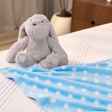 Chăn Goodnight Bebé Bunny 76*101 (Tham khảo, chỉ bán theo cả bộ gồm chăn và thú bông) - Ảnh 4