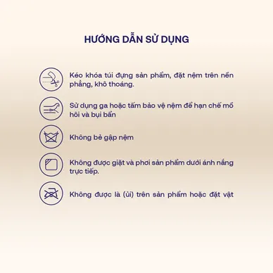 Nệm foam iComfy Basic 1.0 giá tiết kiệm - Ảnh 8