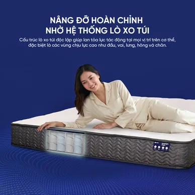 Nệm lò xo giảm đau lưng Amando Goodnight Magic - Ảnh 3