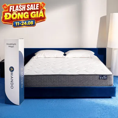 Nệm lò xo túi độc lập thế hệ mới Amando Goodnight Magic nâng đỡ êm ái 20cm - Ảnh 2